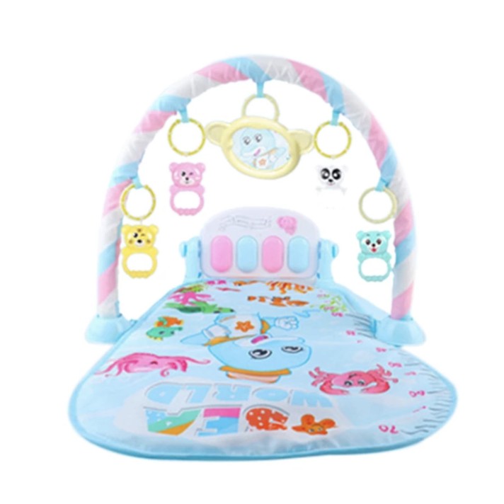 Music Baby Gym Piano Play Mat | Infant Crawling Activity Bed Toddler Exercise Fitness Rattle | Tilam Mainan Bayi - Boo & Bub