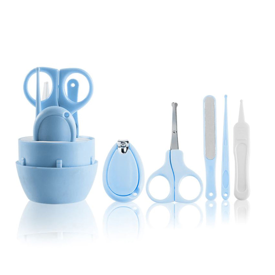 4pcs Newborn Baby Nail Care Set Kit | Cute Infant Finger Trimmer Scissors Nail Clippers Cartoon Animal Storage - Boo & Bub