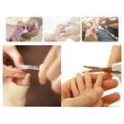 4pcs Newborn Baby Nail Care Set Kit | Cute Infant Finger Trimmer Scissors Nail Clippers Cartoon Animal Storage - Boo & Bub