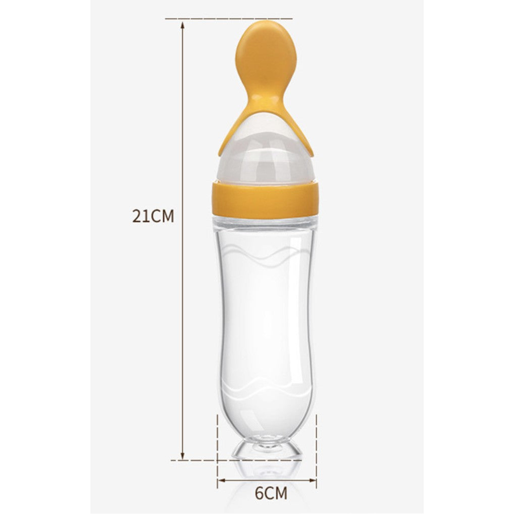 Baby Spoon Bottle Feeder Dropper | Silicone Spoons for Feeding Medicine Kids Toddler Cutlery Utensils Children - Boo & Bub