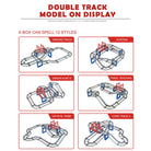 90PCS DIY Assembly Railway Racing Track Car - Boo & Bub