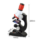 Kids Microscope Kit Lab LED 100X-400X-1200X | Home School Educational Toy Gift Science Biological for Children - Boo & Bub