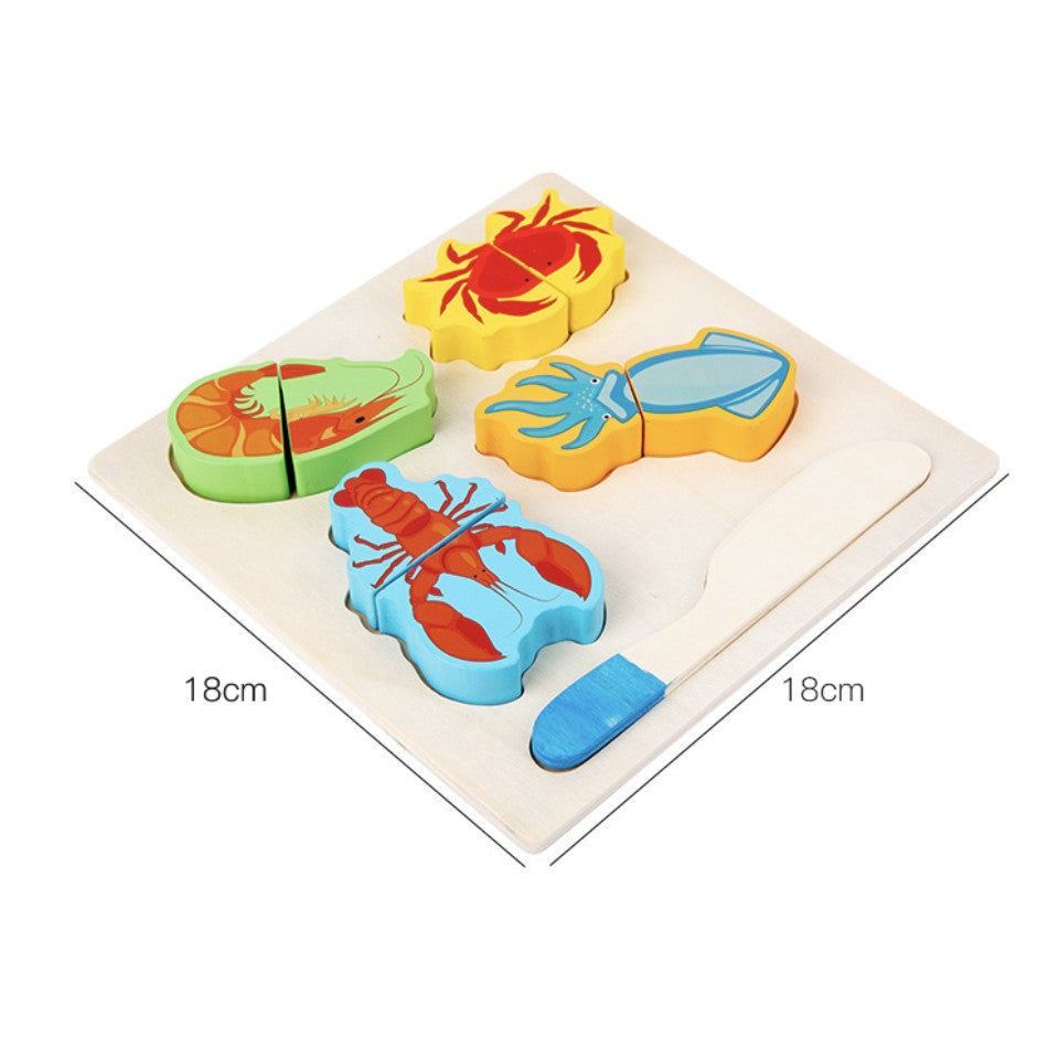 Wooden Kitchen Cut | Fruits Vegetables Dessert Kids Cooking Kitchen Toy Food Pretend Early Learnin Educational Toys - Boo & Bub