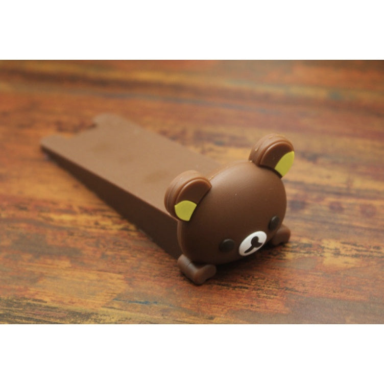 Cute Cartoon Door Stopper | Silicone Door Jam Wedge Slip Resistant Catcher Block Door Stop Baby - Boo & Bub