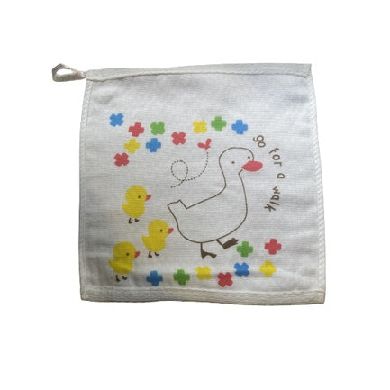 Baby Cotton Soft Cartoon Handkerchief | Newborn Toddler Soft Bath Gauze Feeding Kids Wash 手帕 - Boo & Bub