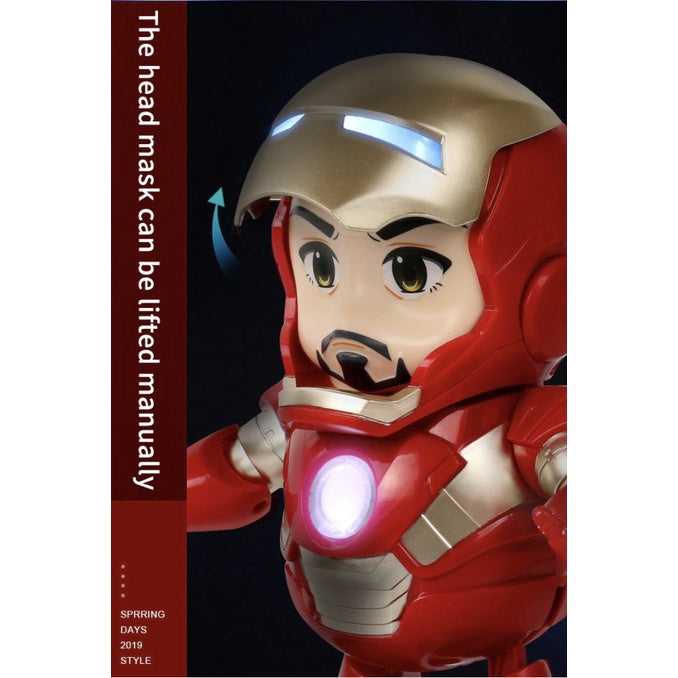 Dancing Super Hero | Dance Hero Robot Toys Music Light Ironman Avengers Kid Gift | Mainan Budak Viral Tiktok - Boo & Bub