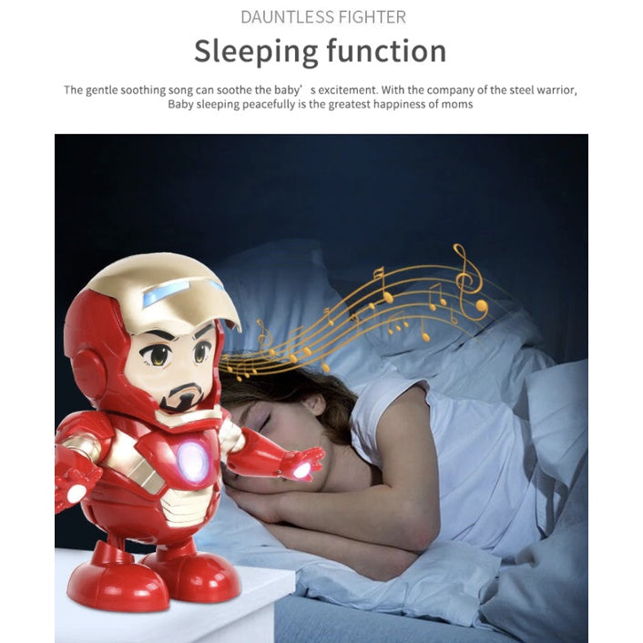 Dancing Super Hero | Dance Hero Robot Toys Music Light Ironman Avengers Kid Gift | Mainan Budak Viral Tiktok - Boo & Bub