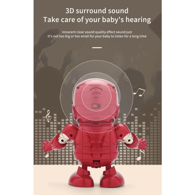 Dancing Super Hero | Dance Hero Robot Toys Music Light Ironman Avengers Kid Gift | Mainan Budak Viral Tiktok - Boo & Bub