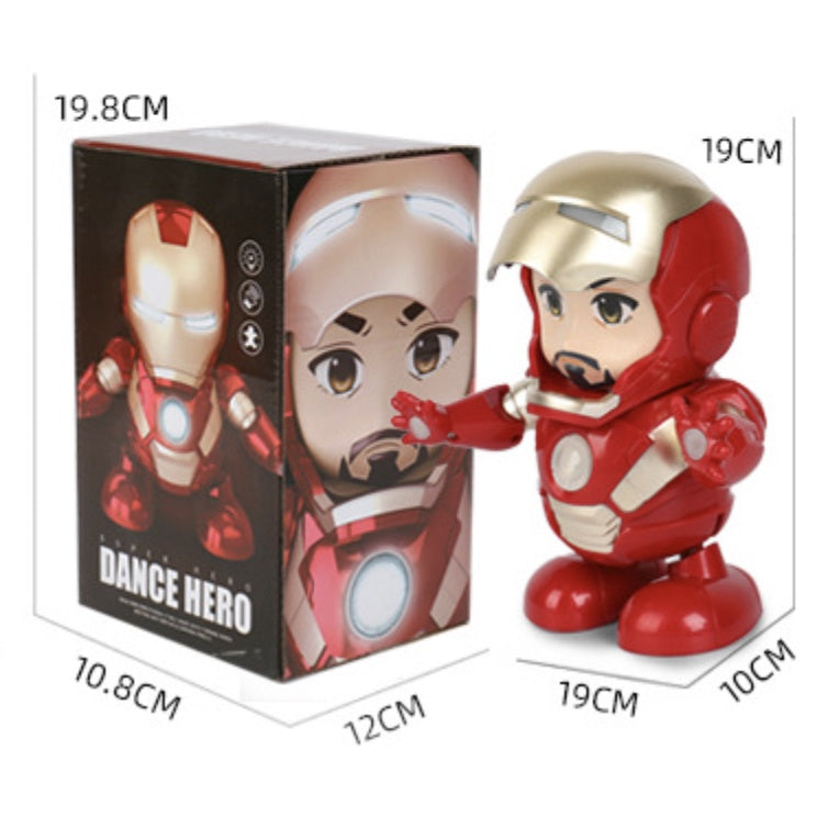 Dancing Super Hero | Dance Hero Robot Toys Music Light Ironman Avengers Kid Gift | Mainan Budak Viral Tiktok - Boo & Bub
