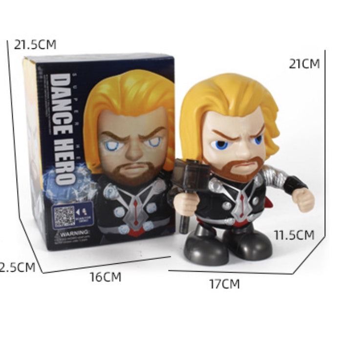 Dancing Super Hero | Dance Hero Robot Toys Music Light Ironman Avengers Kid Gift | Mainan Budak Viral Tiktok - Boo & Bub