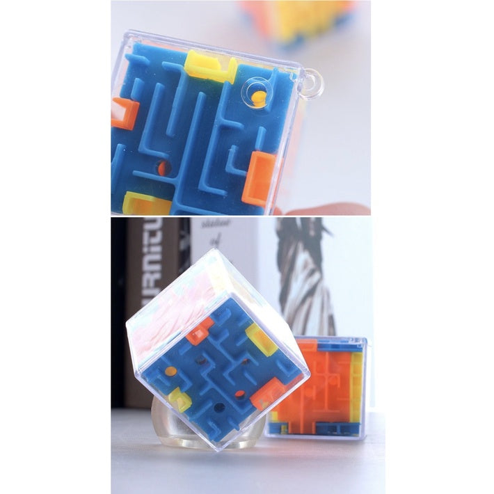 3D Mini Maze Cube | Magic Cube Puzzle Rubic Early Learning Montessorr Toys Rolling Ball Toys For Children - Boo & Bub