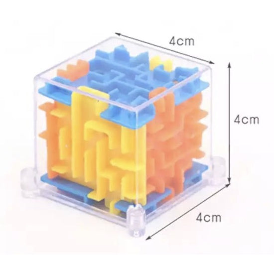 3D Mini Maze Cube | Magic Cube Puzzle Rubic Early Learning Montessorr Toys Rolling Ball Toys For Children - Boo & Bub
