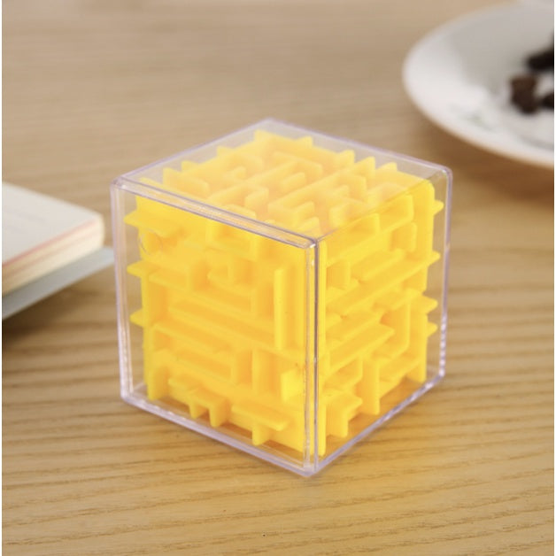 3D Mini Maze Cube | Magic Cube Puzzle Rubic Early Learning Montessorr Toys Rolling Ball Toys For Children - Boo & Bub
