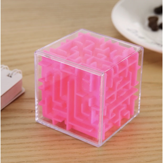 3D Mini Maze Cube | Magic Cube Puzzle Rubic Early Learning Montessorr Toys Rolling Ball Toys For Children - Boo & Bub