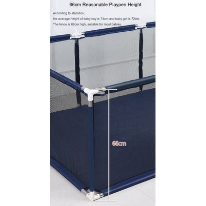 Children's Playpen Fench | Baby Toddler Children Net Playground Hexagon Barrier Baby Child Safety Kids Ocean Ball - Boo & Bub