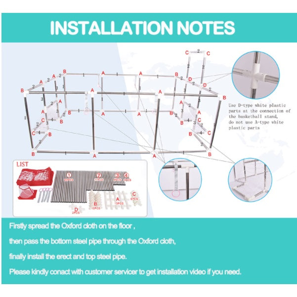 Children's Playpen Fench | Baby Toddler Children Net Playground Hexagon Barrier Baby Child Safety Kids Ocean Ball - Boo & Bub
