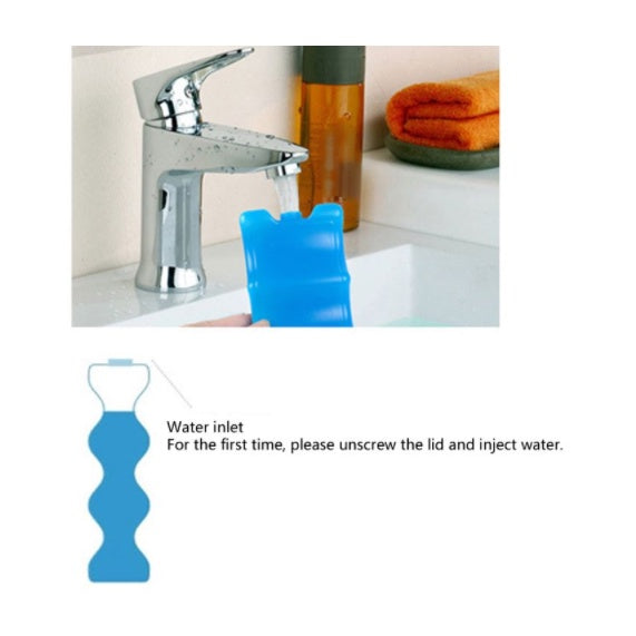 Reusable Ice Pack Cooler | Water Box Lunch Boxes Breast Milk Bags For Picnic CampingTravel Food - Boo & Bub