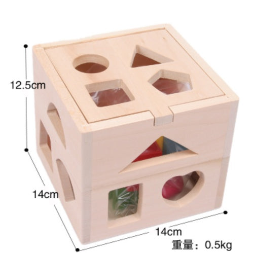 Creative 3D Wooden Cube Puzzle | Educational Toys For Children | Kids Brain Teaser Toy - Boo & Bub