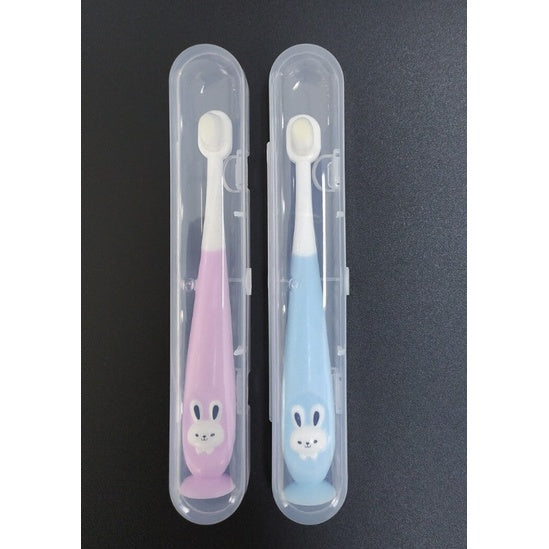 Cartoon Kid Toothbrush | Baby Cleaning Teether Dental Oral Hygiene Care Anti Slide Handle Tooth Brush - Boo & Bub