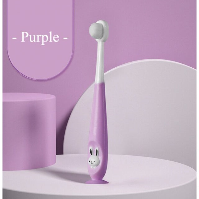 Cartoon Kid Toothbrush | Baby Cleaning Teether Dental Oral Hygiene Care Anti Slide Handle Tooth Brush - Boo & Bub