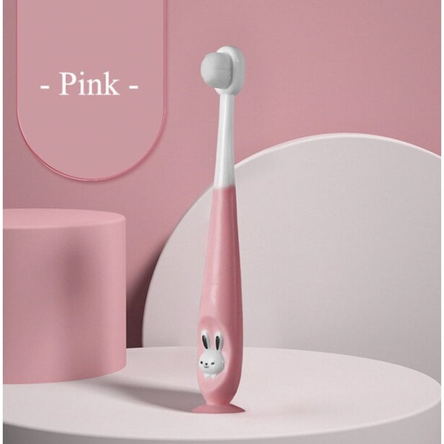 Cartoon Kid Toothbrush | Baby Cleaning Teether Dental Oral Hygiene Care Anti Slide Handle Tooth Brush - Boo & Bub