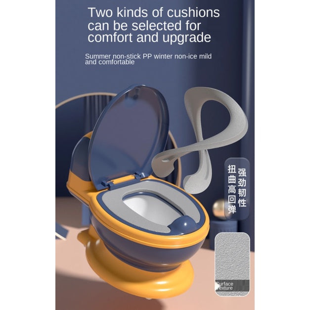 Portable Children's Potty Training Toilet with cushion seat | for Baby Toddlers kid Safe Toilet Potties - Boo & Bub