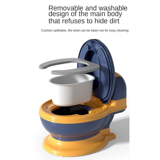 Portable Children's Potty Training Toilet with cushion seat | for Baby Toddlers kid Safe Toilet Potties - Boo & Bub