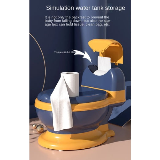 Portable Children's Potty Training Toilet with cushion seat | for Baby Toddlers kid Safe Toilet Potties - Boo & Bub