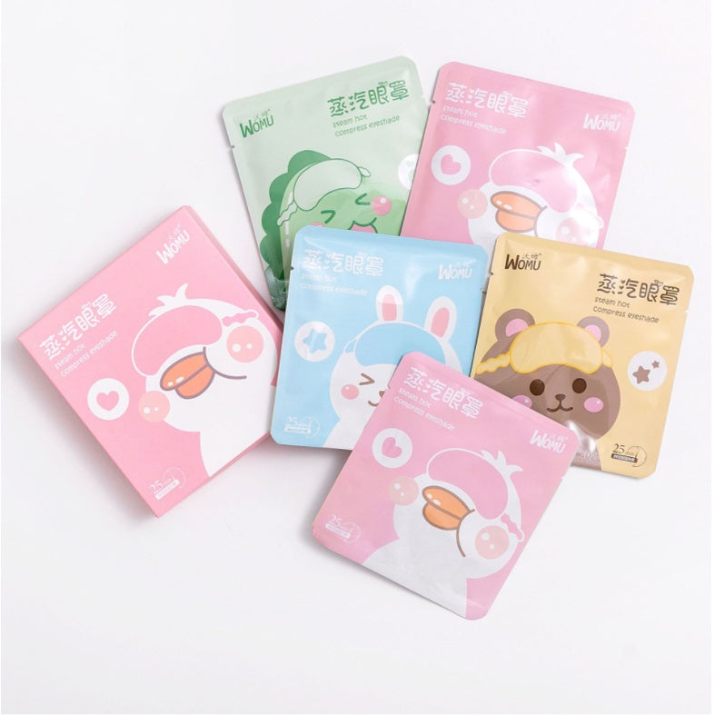 5pcs/ box Heating Steam Eye Mask | Warming Sleep Eyeshade Relieve Fatigue Hot Compress Relax Hydra Treatment Eye Patch - Boo & Bub