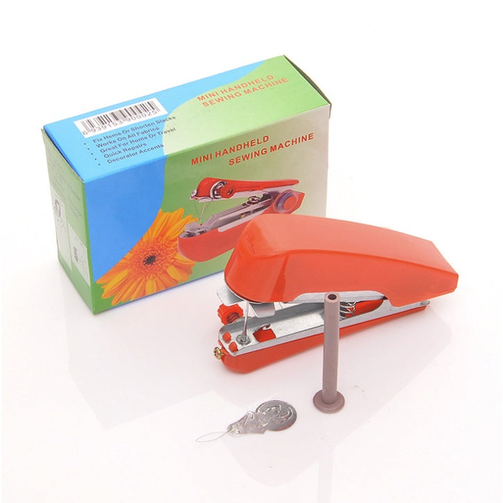 Boo&Bub Mini Sewing Machine | Portable Hand-Held Sewing Cloth Fabric Handy Electric Stitch Needlework Useful Handwork - Boo & Bub