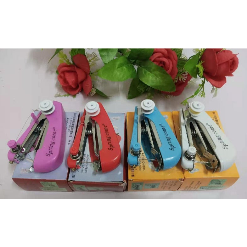 Boo&Bub Mini Sewing Machine | Portable Hand-Held Sewing Cloth Fabric Handy Electric Stitch Needlework Useful Handwork - Boo & Bub