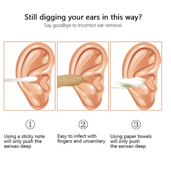 6pcs Ear Wax Pickers | Spoon Care Ear Clean Tool Stainless Steel Earpick Wax Remover Curette Ear Pick Cleaner Ear - Boo & Bub