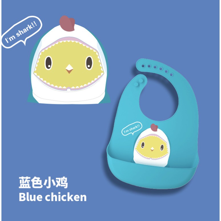 Cartoon Baby Waterproof Bib | Soft Bibs Baby Feeding Dinosaur Kids Girl Boy Adjustable Children Newborn - Boo & Bub