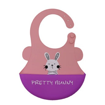 Cartoon Baby Waterproof Bib | Soft Bibs Baby Feeding Dinosaur Kids Girl Boy Adjustable Children Newborn - Boo & Bub