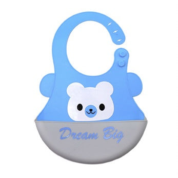 Cartoon Baby Waterproof Bib | Soft Bibs Baby Feeding Dinosaur Kids Girl Boy Adjustable Children Newborn - Boo & Bub