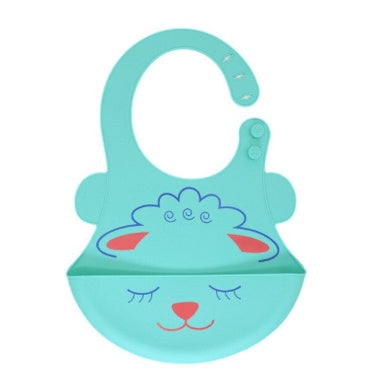 Cartoon Baby Waterproof Bib | Soft Bibs Baby Feeding Dinosaur Kids Girl Boy Adjustable Children Newborn - Boo & Bub