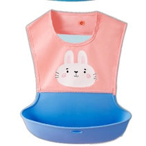 Cartoon Baby Waterproof Bib | Soft Bibs Baby Feeding Dinosaur Kids Girl Boy Adjustable Children Newborn - Boo & Bub