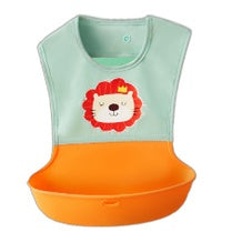 Cartoon Baby Waterproof Bib | Soft Bibs Baby Feeding Dinosaur Kids Girl Boy Adjustable Children Newborn - Boo & Bub