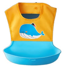 Cartoon Baby Waterproof Bib | Soft Bibs Baby Feeding Dinosaur Kids Girl Boy Adjustable Children Newborn - Boo & Bub