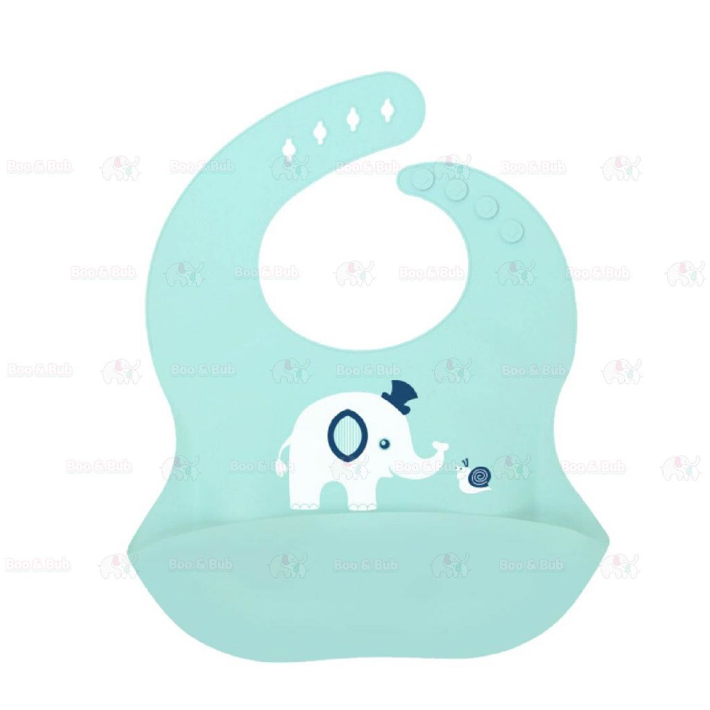 Cartoon Baby Waterproof Bib | Soft Bibs Baby Feeding Dinosaur Kids Girl Boy Adjustable Children Newborn - Boo & Bub