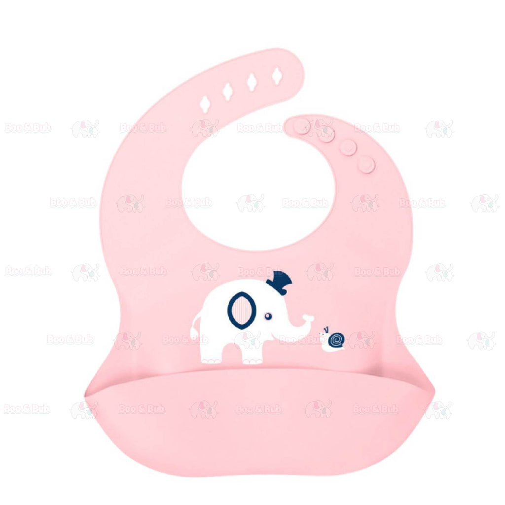 Cartoon Baby Waterproof Bib | Soft Bibs Baby Feeding Dinosaur Kids Girl Boy Adjustable Children Newborn - Boo & Bub