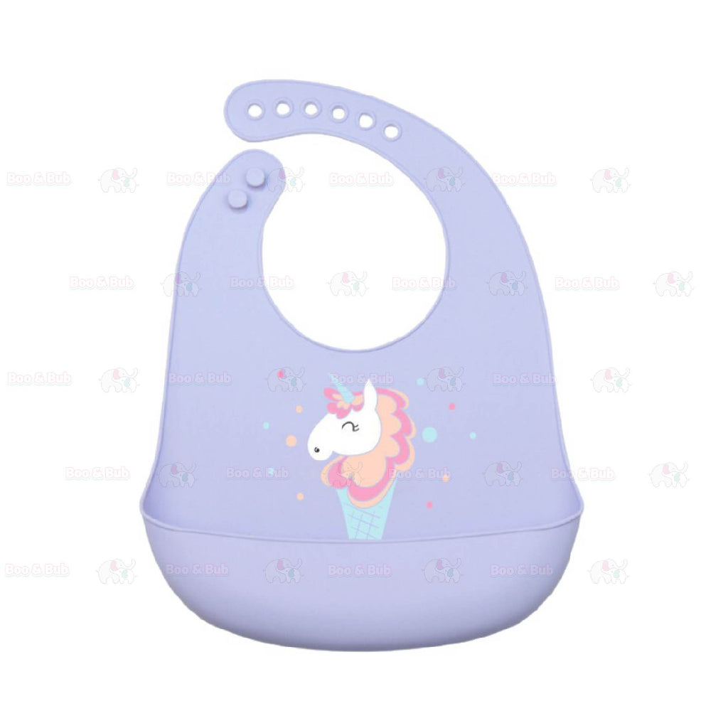 Cartoon Baby Waterproof Bib | Soft Bibs Baby Feeding Dinosaur Kids Girl Boy Adjustable Children Newborn - Boo & Bub