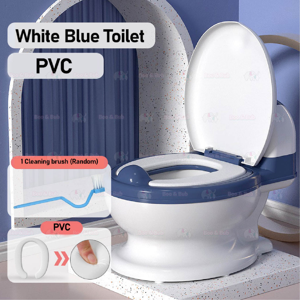 Portable Children's Potty Training Toilet with cushion seat | for Baby Toddlers kid Safe Toilet Potties - Boo & Bub