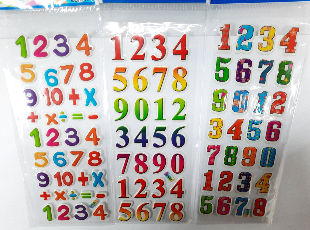 1pc 3D Cartoon Bubble Sticker for Kids (Stiker Kanak Kanak) - Boo & Bub