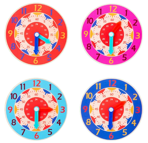Wooden Calendar Clock Set | Children Time Cognitive Toys Kids Early Learning Educational Montessori - Boo & Bub