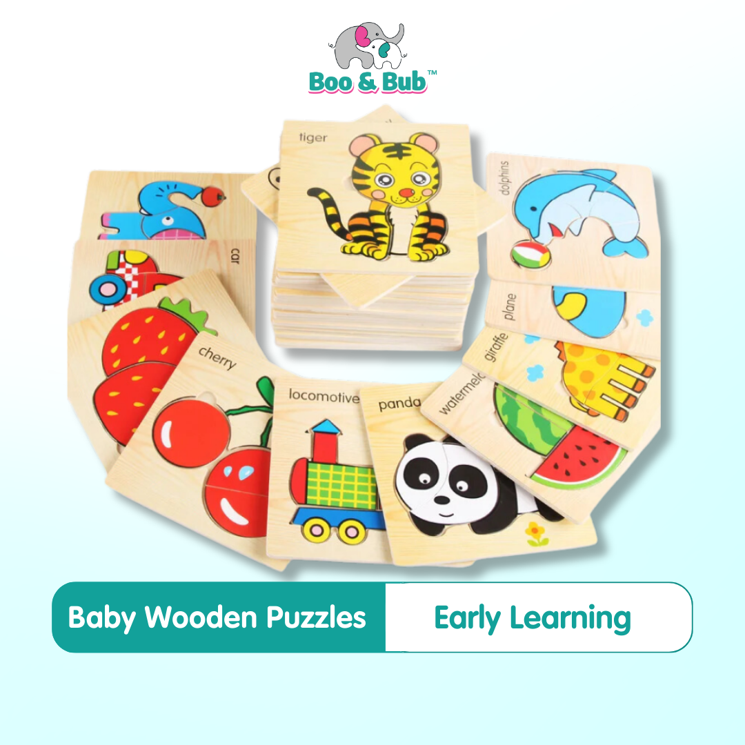 Wooden store baby jigsaws