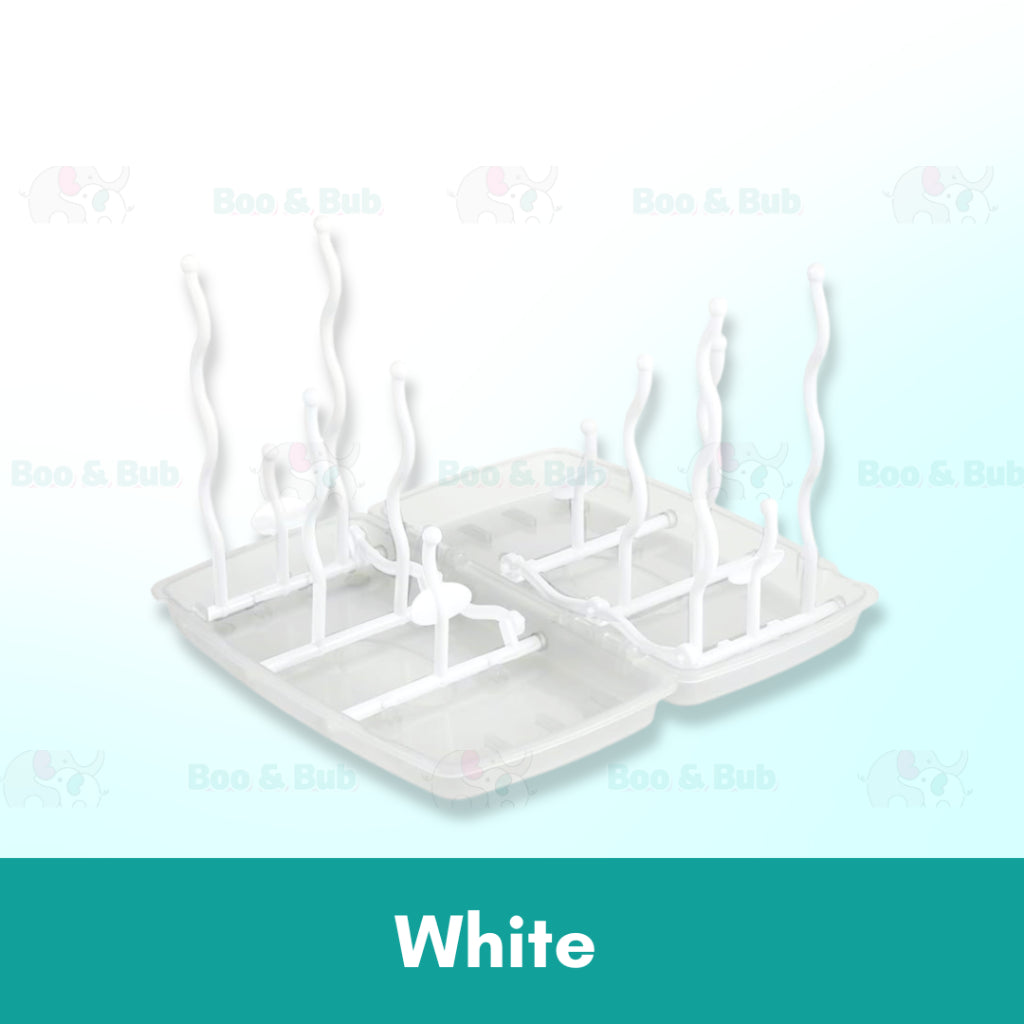 Boo&Bub Foldable Baby Bottle Drying Rack Bottle Stand Pacifier Feeding Bottle Storage Rak Botol Susu Bayi - Boo & Bub