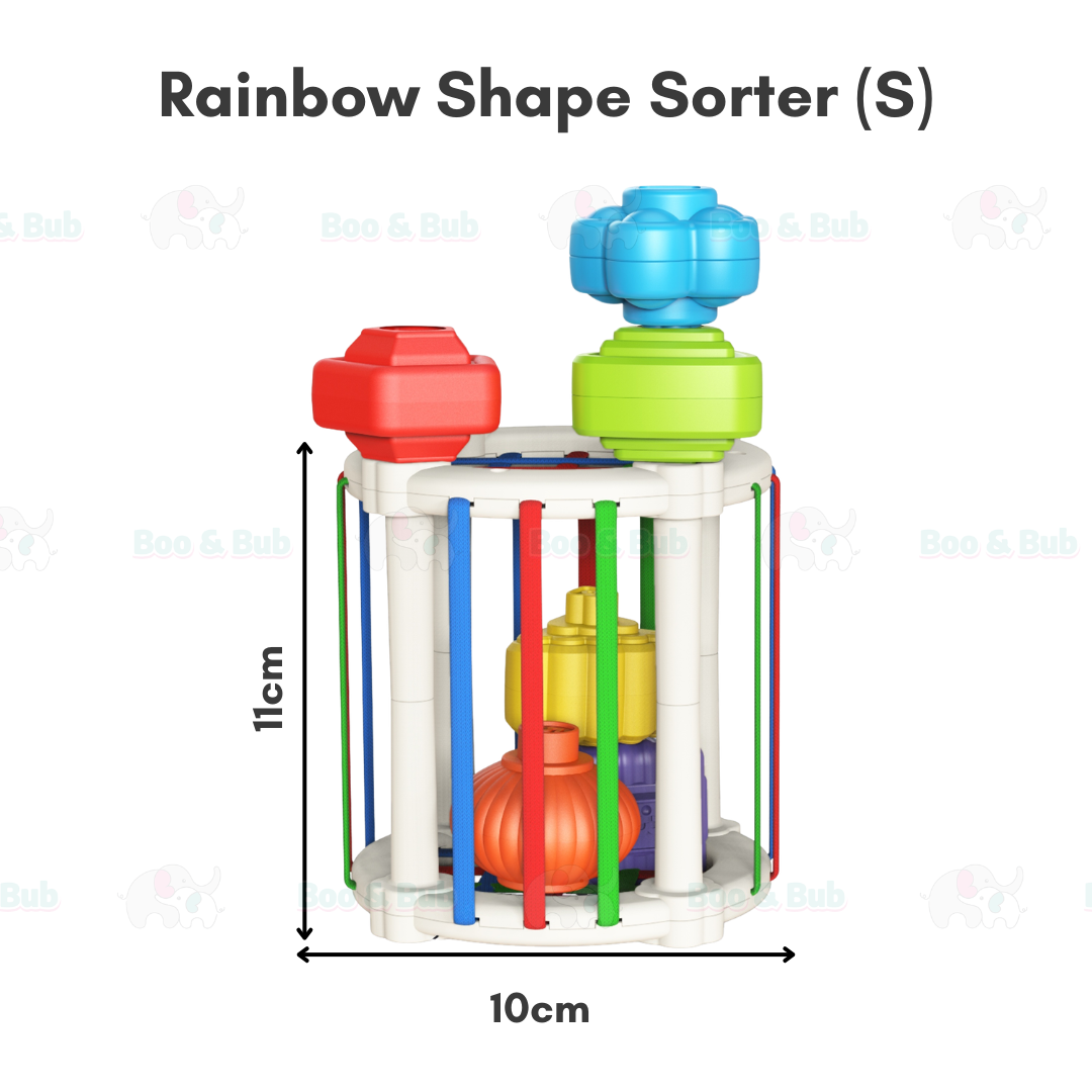 Shape Sorting Toy | Motor Skill Touch Grasp Toy Color Cognition Sensory Toy Kids Cube Montessori Educational Baby - Boo & Bub