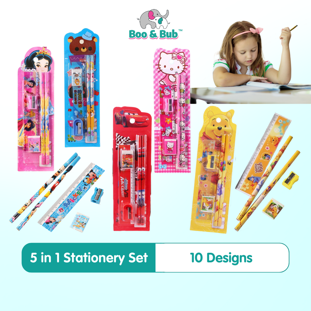 Cartoon Stationery Gift Set for kids children birthday Christmas party - Boo & Bub