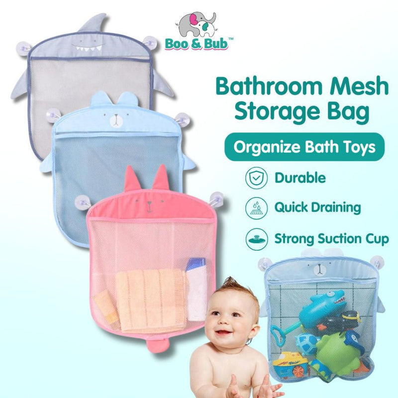Boo & Bub Children's Toy Storage Bag Cartoon Little Dinosaur Baby Bathing and Water Pla ying Toy St orage Net Bag Bathro
